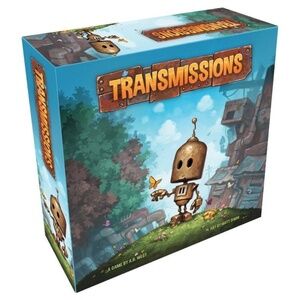 Transmissions Board Game Matt Dixon Art Robots Rondel Strategy 1–4 Players
